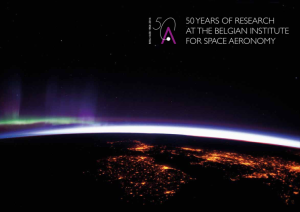 Book cover 50 years of research at BIRA-IASB
