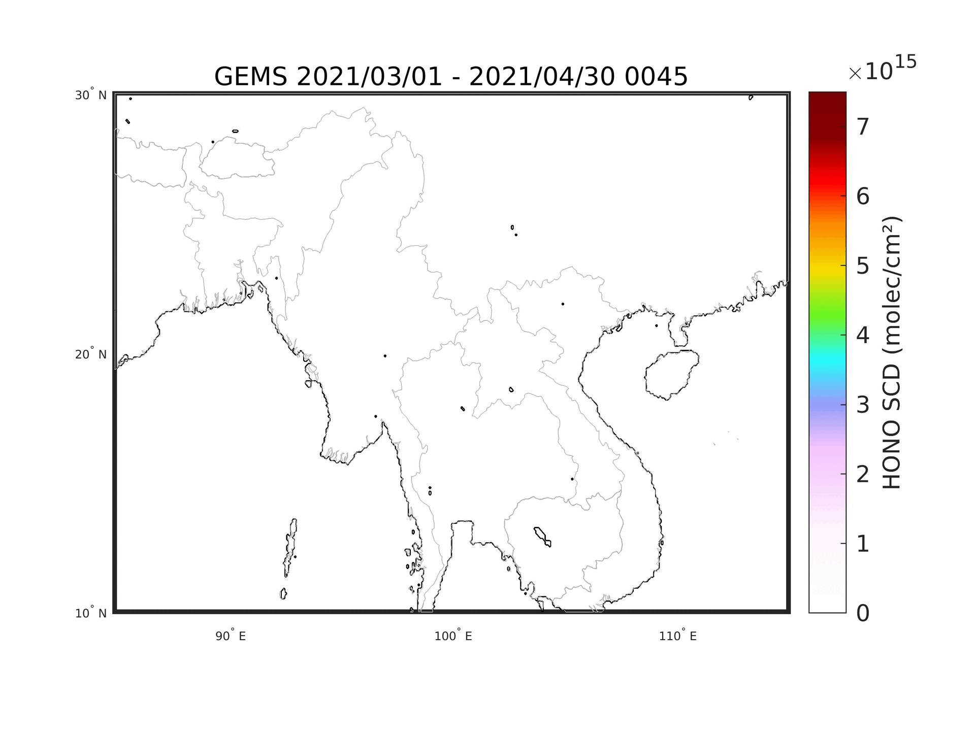 TROPOMI detection of HONO