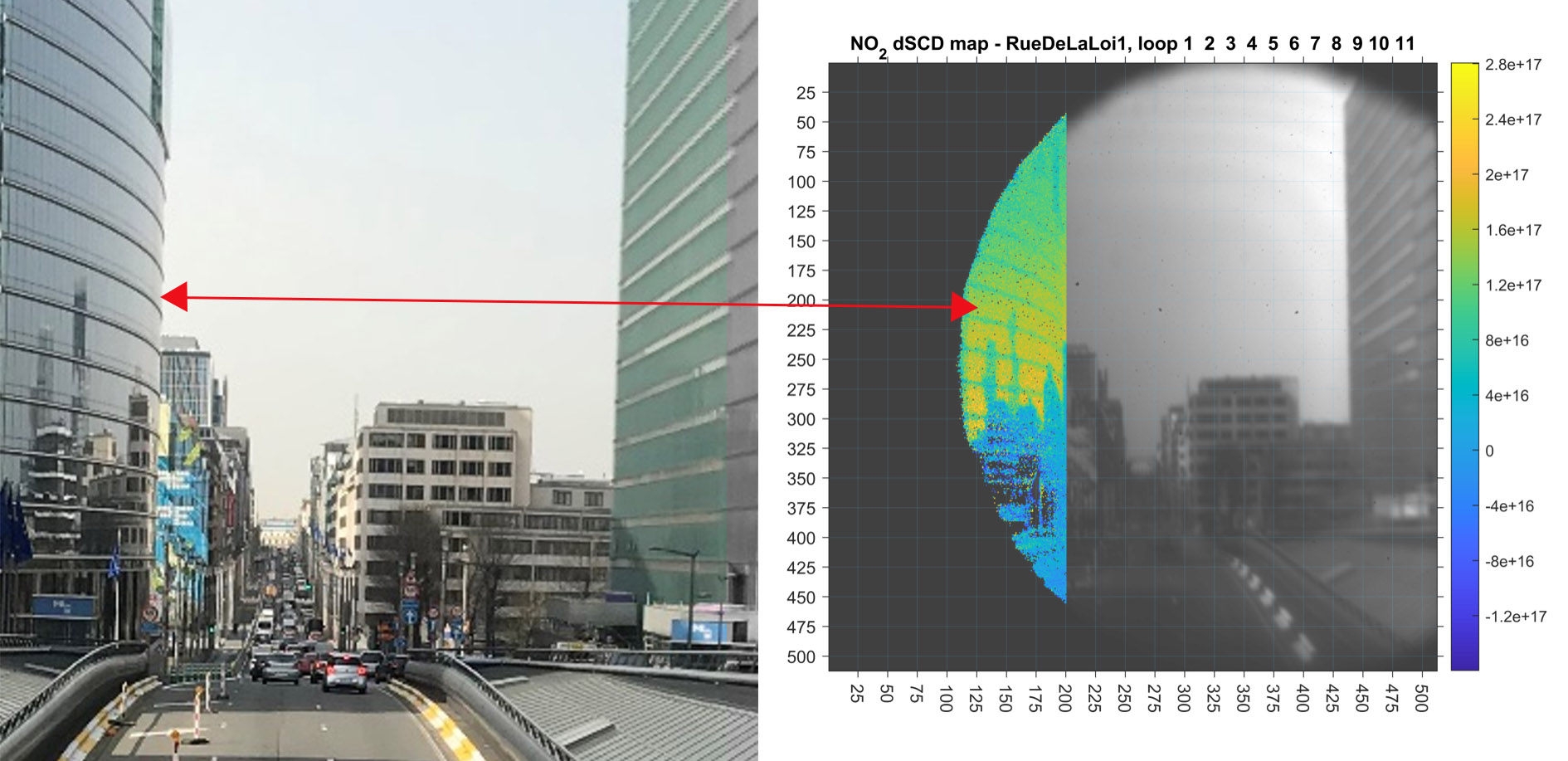 Lex building reflects light