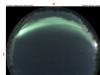Auroral arc captured by all sky camera 