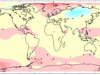 Carte mondiale changements à long terme de l'ozone stratosphérique
