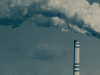 Industrial chimneys polluting directly into atmosphere