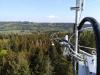Toren in het gemengd bos in VielsalmTower met sonische anemometer