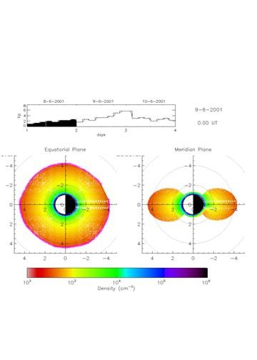 Modèle 3-dimensionnel dynamique de la plasmapause développé par l'IASB