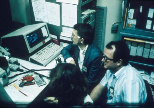 Gaston Kockarts controlekamer Johnson Space Center 