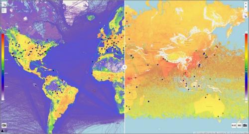 Methane emissions concentrations 2022