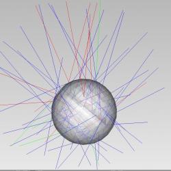 Simulation Geant4 interaction protons énergétiques solaires