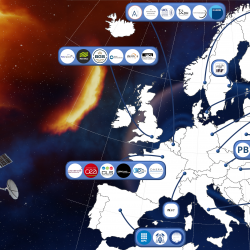 Map Europe countries SWESNET Consortium