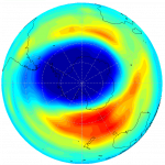 Antarctic ozone hole 2003