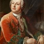 Portrait of M.V. Lomonosov
