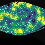 Venus map of impact craters